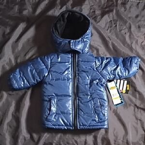 iXtreme Navy Puffer Jacket with Hood